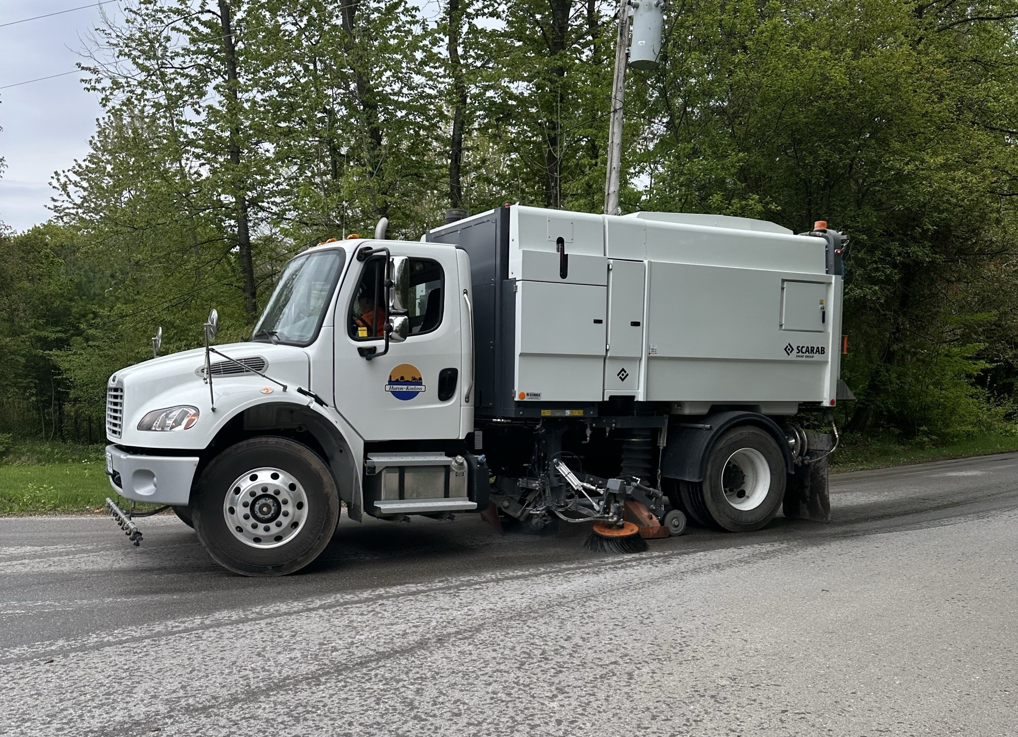 Image of Township of Huron-Kinloss Upgrades to New Scarab Maven 65  Street Sweeper Supported by NWMO Investment